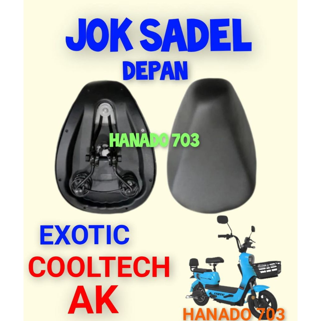 jok sadel depan sepeda listrik exotic cooltech ak jok sadle depan sepeda listrik exotic cooltech akl