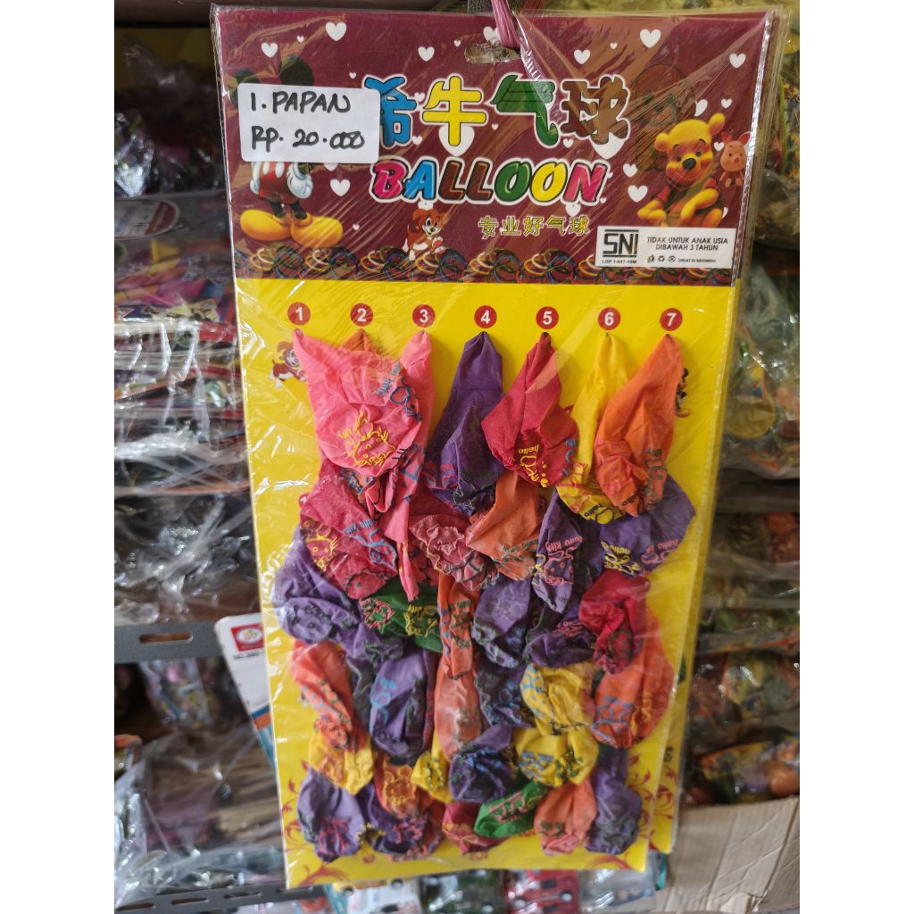Balon 1 Papan/Renteng (isi40pcs)