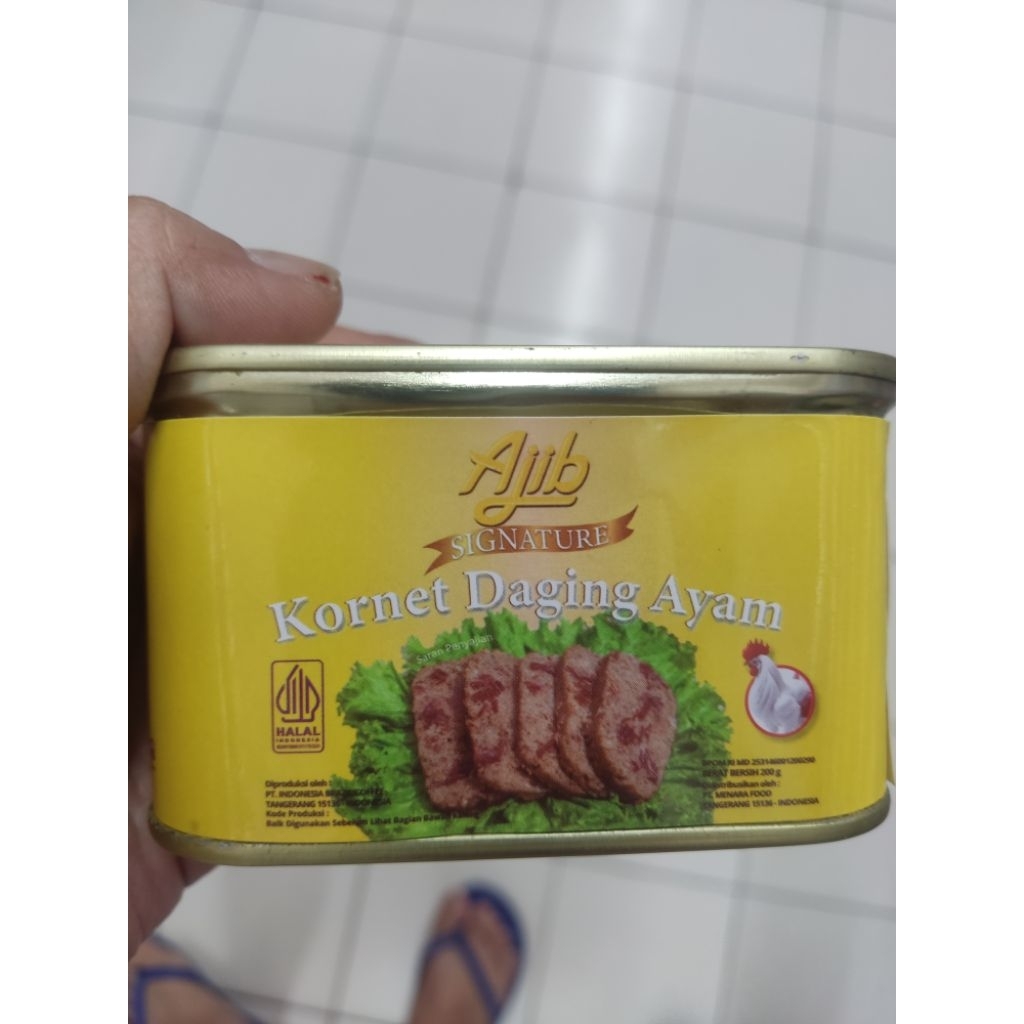 ajib kornet daging ayam 200 gr