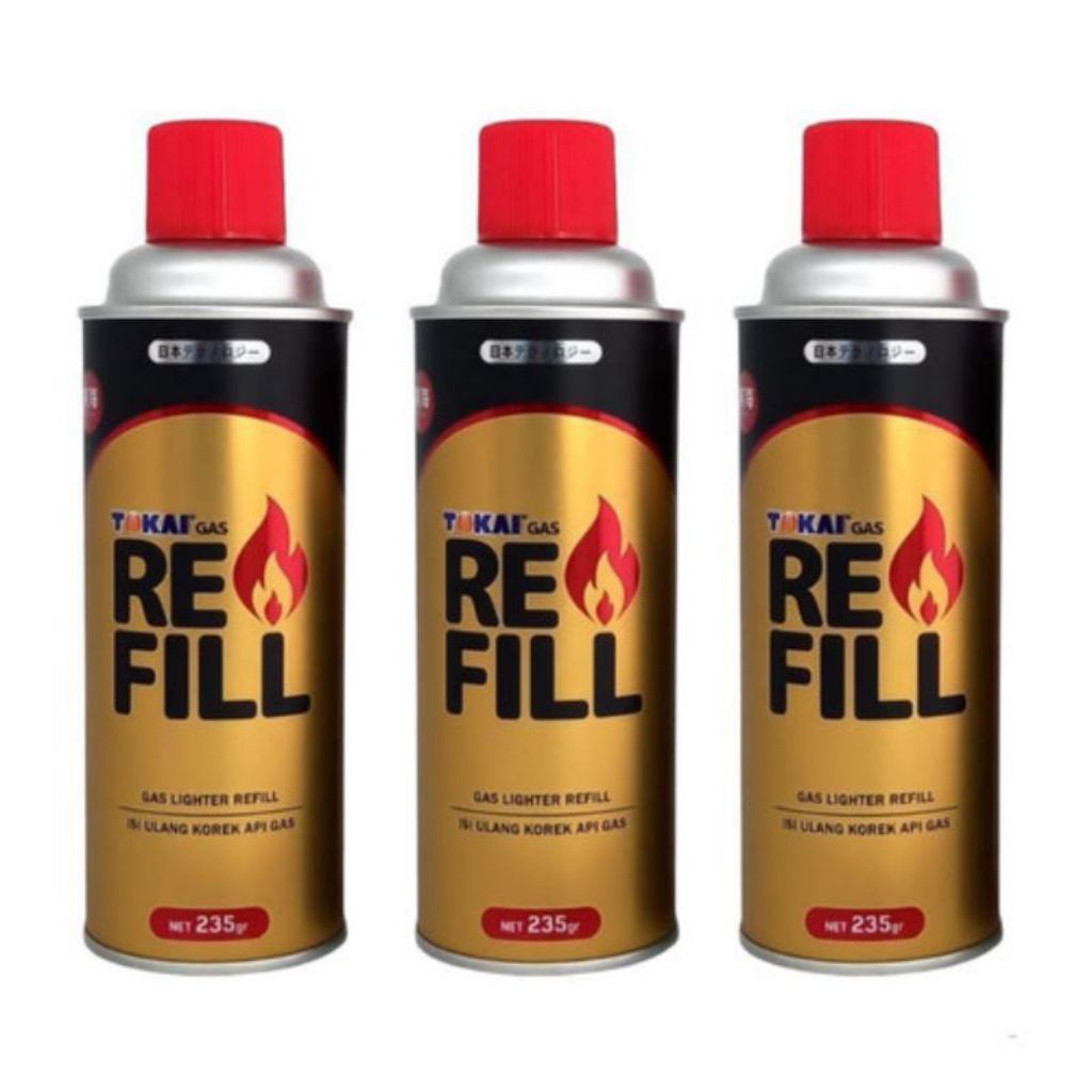 ISI Ulang GAS TOKAI,Reffil gas portable,isi ulang gas untuk korek api dan portable