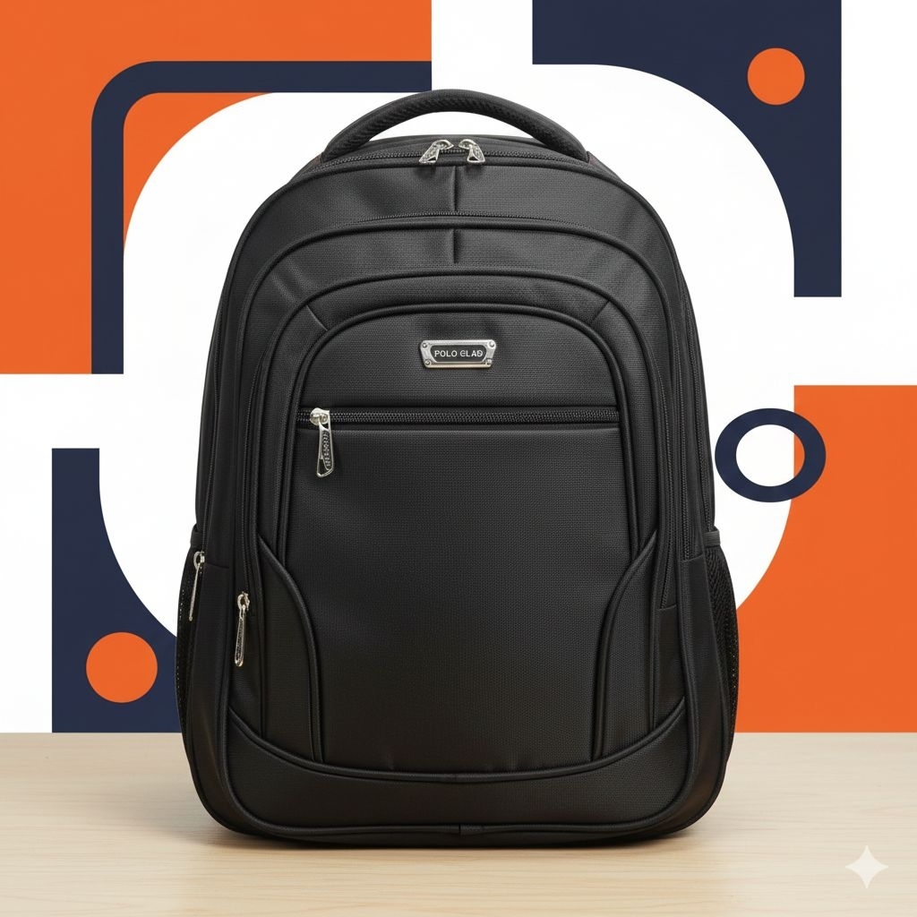 TAS RANSEL IMPORT POLO GLAD RANSEL 18 INCH KUALITAS PREMIUM BACKPACK KERJA PRIA WANITA BACKPACK