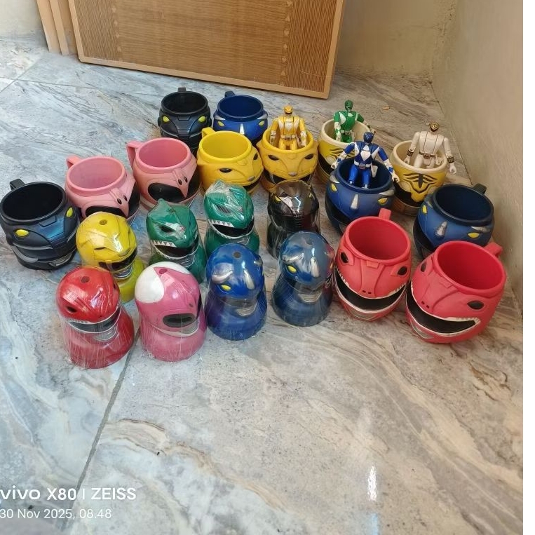 action figure power rangers mmpr topper mug