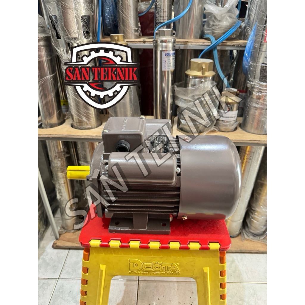 Dinamo Motor Penggerak 1HP 4P 1Ph 1400Rpm MAESTRO  / Elektro Motor Maestro 1 Hp 1 Phase Dinamo Listr