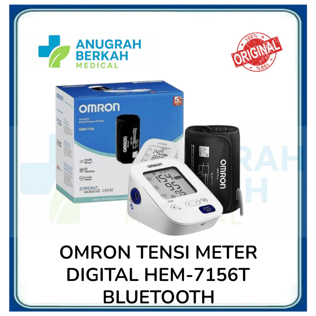 Omron - Tensimeter Digital HEM-7156T / Alat Tensi Darah / Pengukur Tekanan Darah