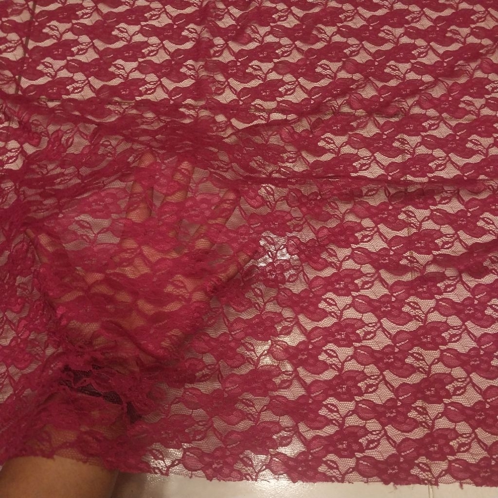 KAIN/BAHAN BRUKAT KATUN/KATUN LACE/KAIN BRUKAT KEBAYA