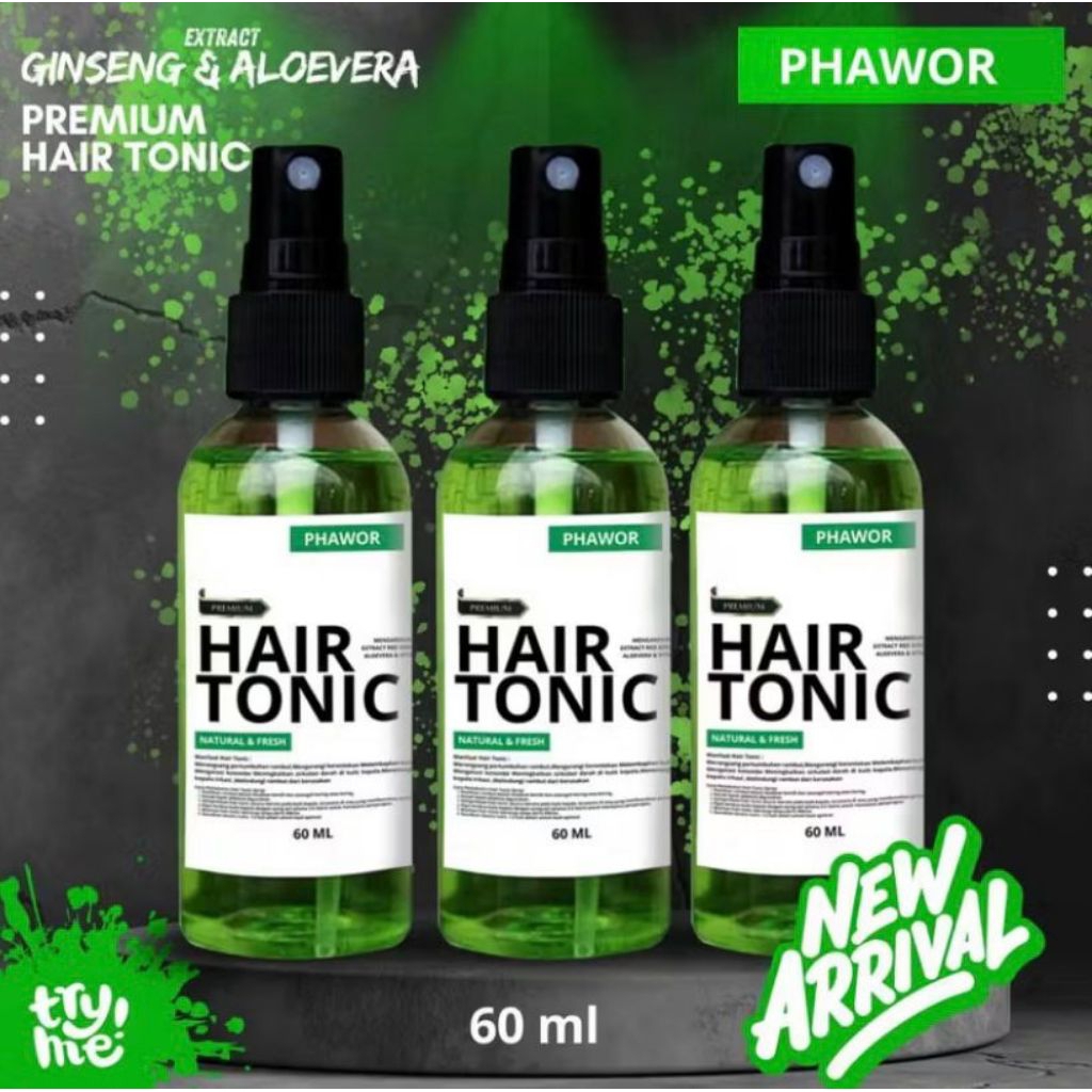 BELI 1 DAPAT 3 HAIR TONIC PERAWATAN RAMBUT EXTRA ALOEVERA