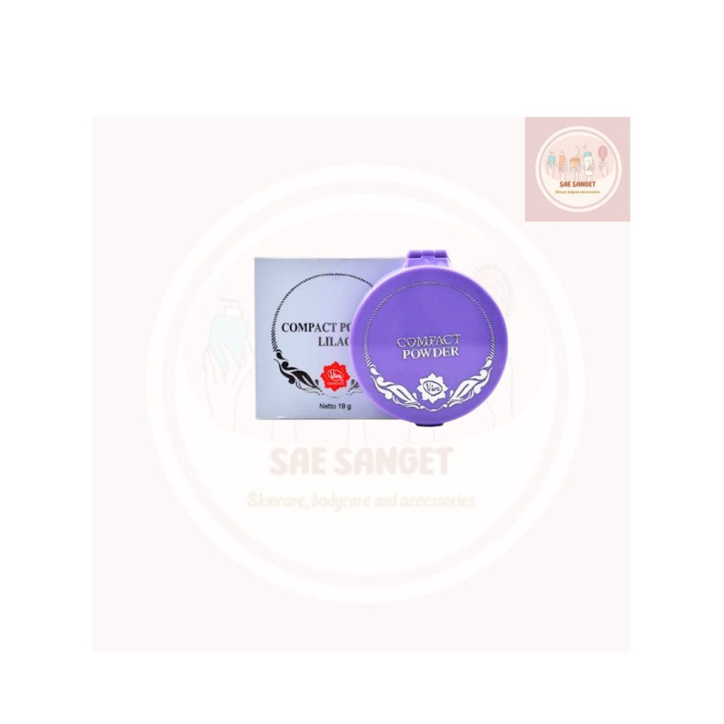 Viva Compact Powder Lilac / Viva Bedak Padat Lilac / Viva Bedak Padat