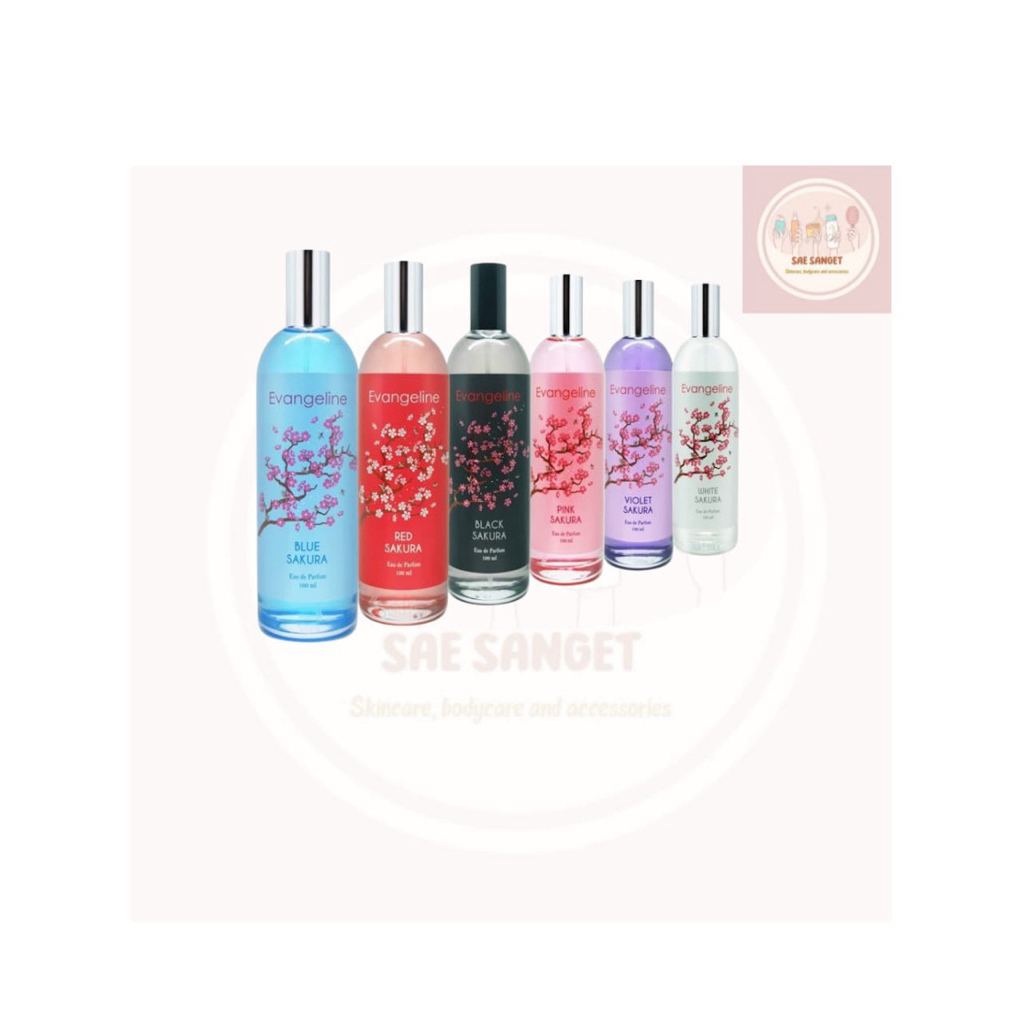 Evangeline Parfum Sakura Series / Parfum Evangeline Sakura / Parfum Evangeline Sakura 100 Ml