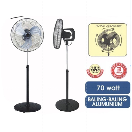 STAND FAN KIPAS ANGIN BERDIRI BESI SEKAI SFN-1809 ORBIT 18in