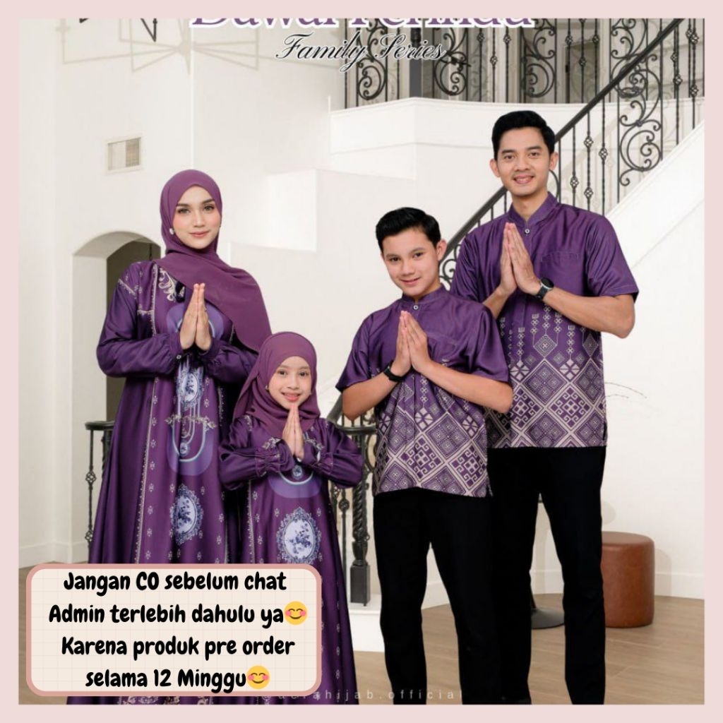 Dawai perindu sarimbit lebaran 2026 by Aera OPEN PRE ORDER (READY FEBRUARI 2026) Family set couple k