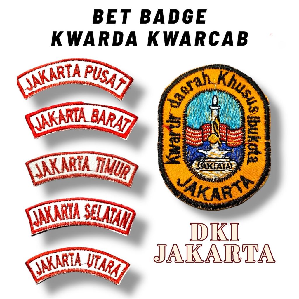 Bet Badge Kwarda  Kwarcab Pramuka DKI Jakarta