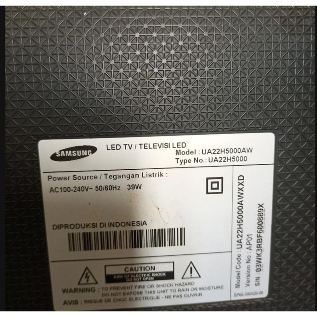 Tv samsung LED 22 FHD Analog Minus