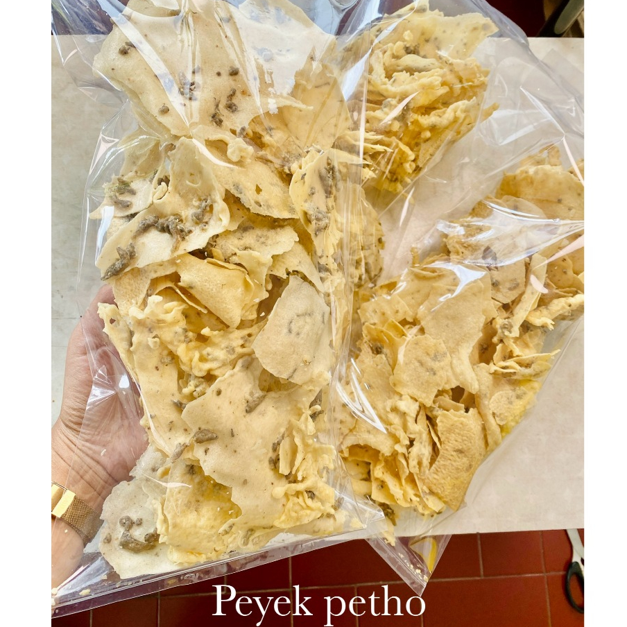 Peyek Petho Magelang 500gr 250gr Rempeyek Cempli Cetul Cetol Ikan Sungai