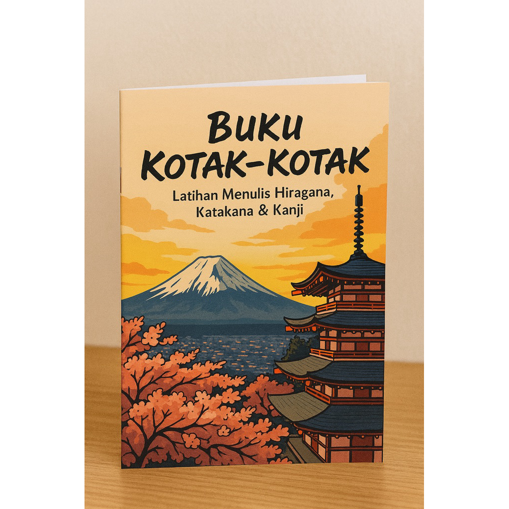 Buku Kotak-Kotak Latihan Menulis Hiragana, Katakana & Kanji