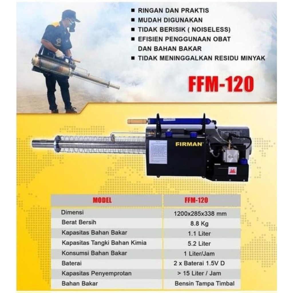 Mesin Fogging Firman FM 120  / Mesin Fogging nyamuk