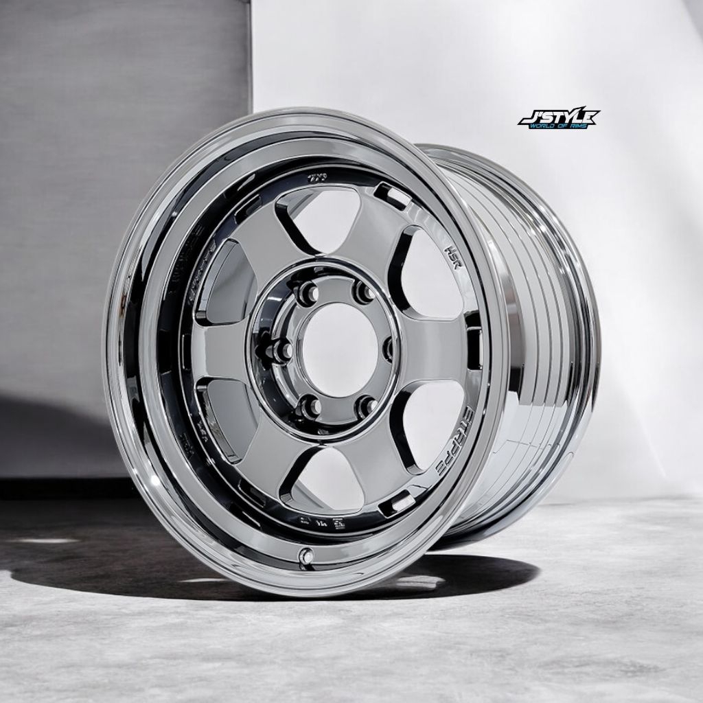 VELG BLACK CHROME RING 17 PNP PAJERO, EVEREST, FORTUNER, GWM TANK, BAIC, DLL HSR ETAPPE PCD 6X139,7