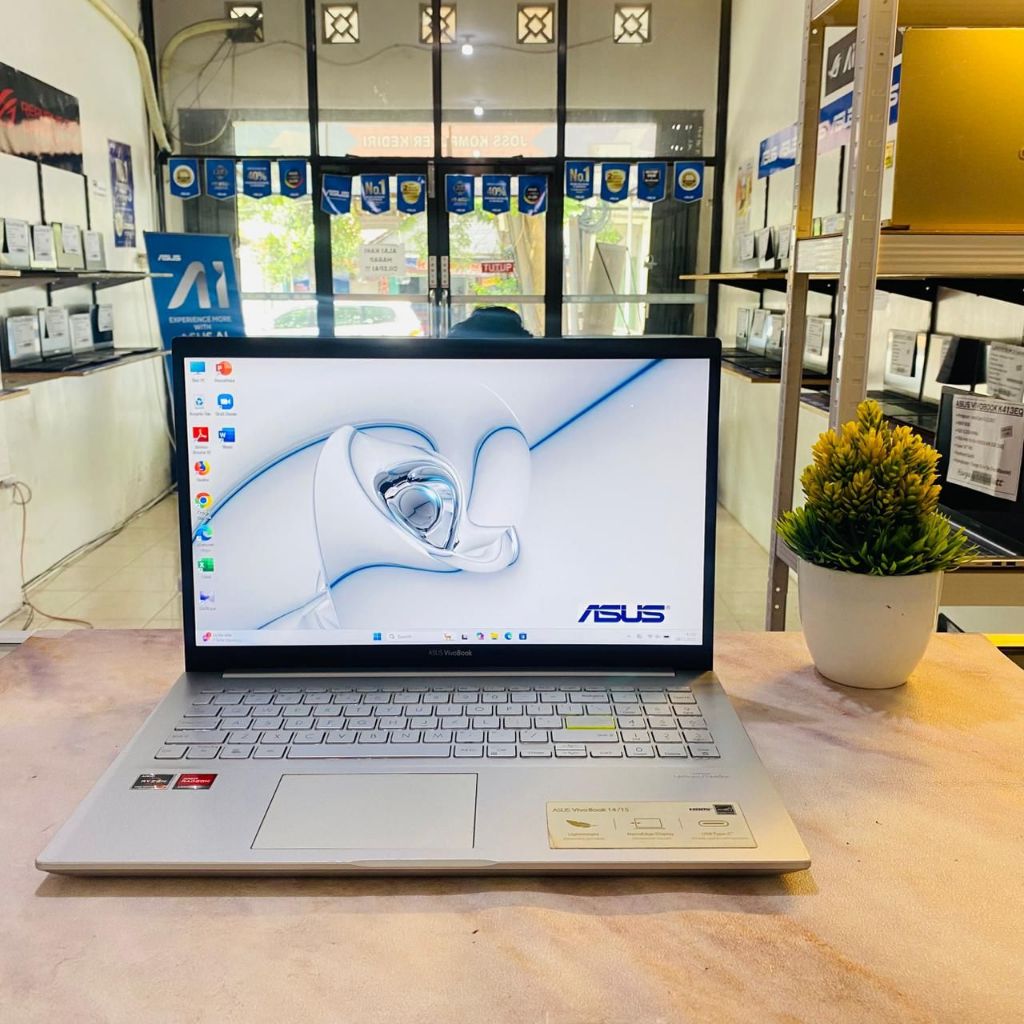DIjual Laptop ASUS VIVOBOOK M513UA / Laptop Ryzen 7/ Ram 16GB/SSD 512GB NVMe / Laptop Terlaris