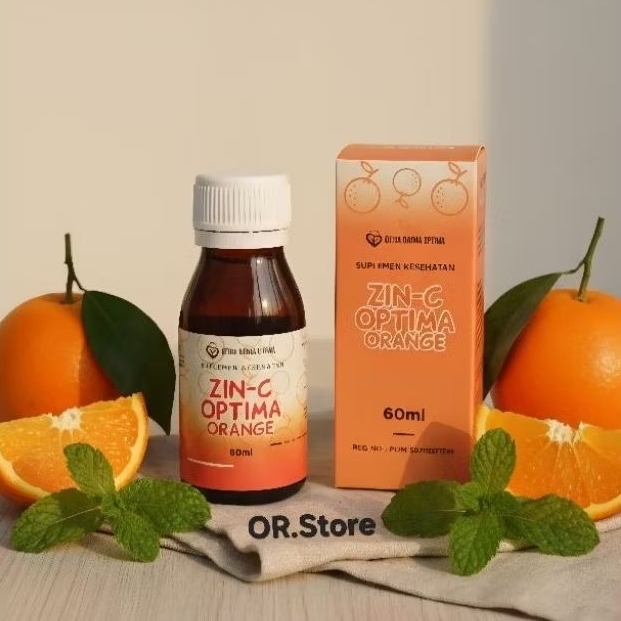 Zin-C Optima Rasa Jeruk / Zinc / Vitamin C / Meningkatkan Daya Tahan Tubuh