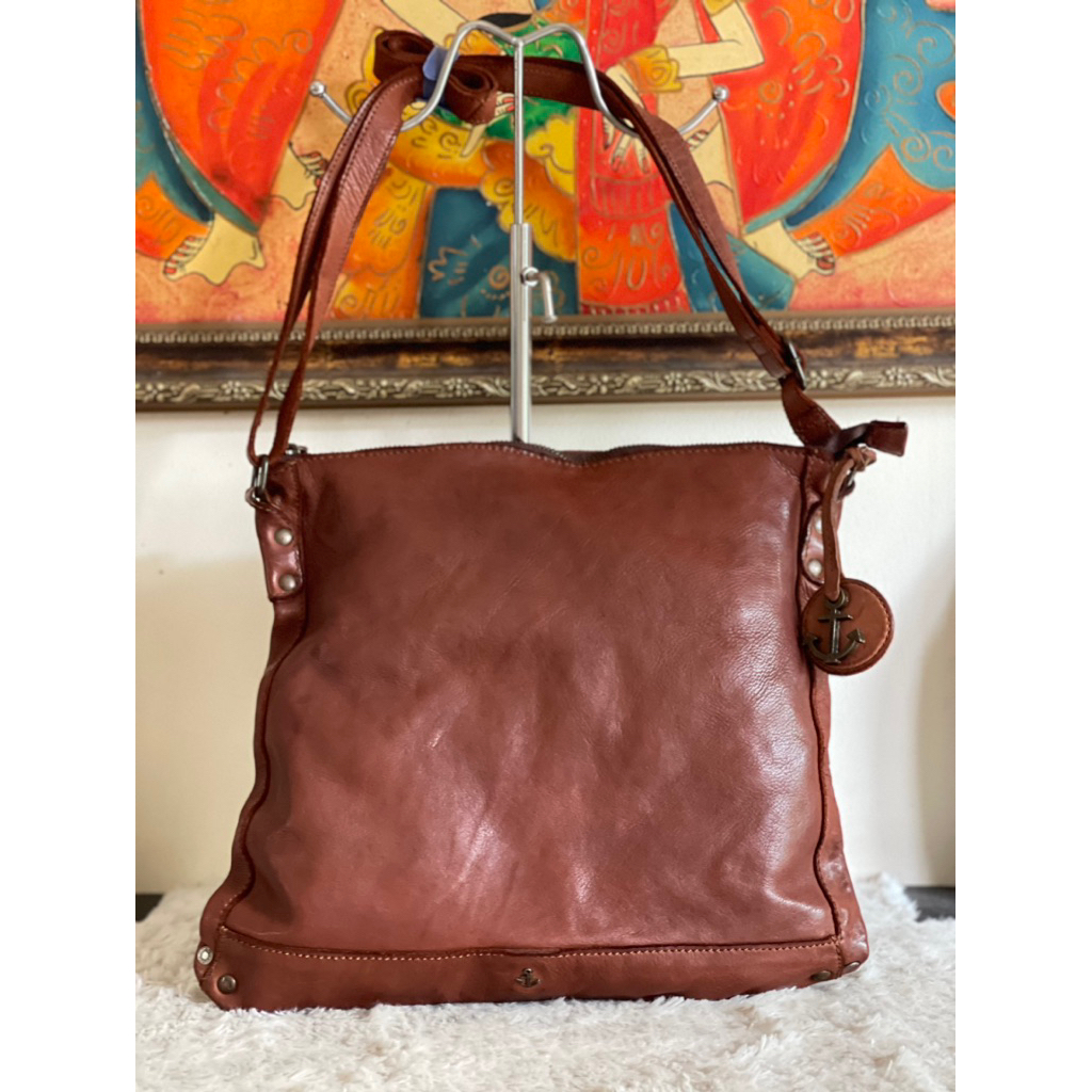 HB033 - Harbour Sling Bag Vera warna Brown Gelap