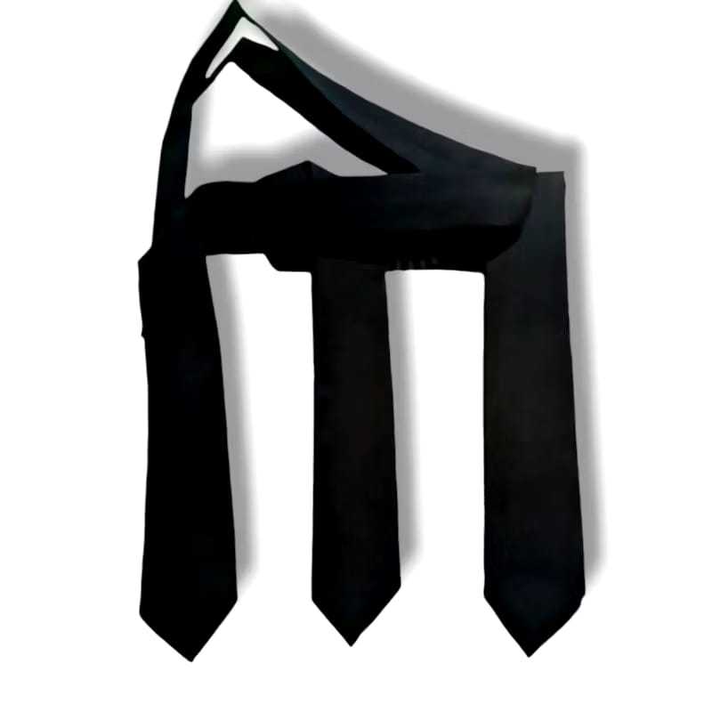 Dasi Prepet Warna Hitam - Dasi Instant Langsung Pake DASI SEKOLAH DASI SD SMP SMA MTS SMK KARET DAN 