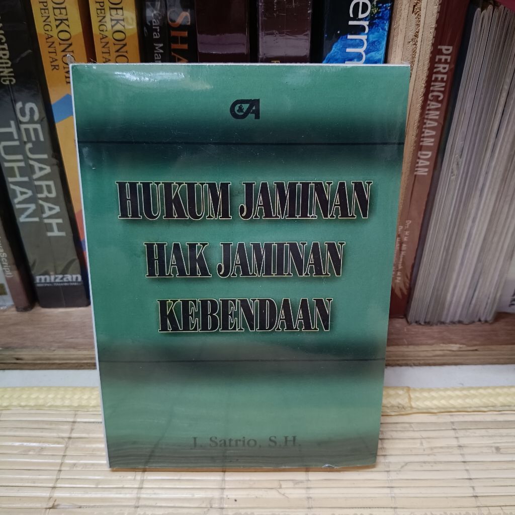 Hukum Jaminan hak jaminan kebendaan J. Satrio