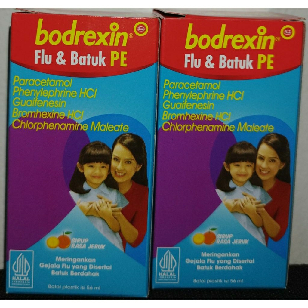 BODREXIN SYRUP Obat Flu dan Batuk khusus anak kemasan 56ml
