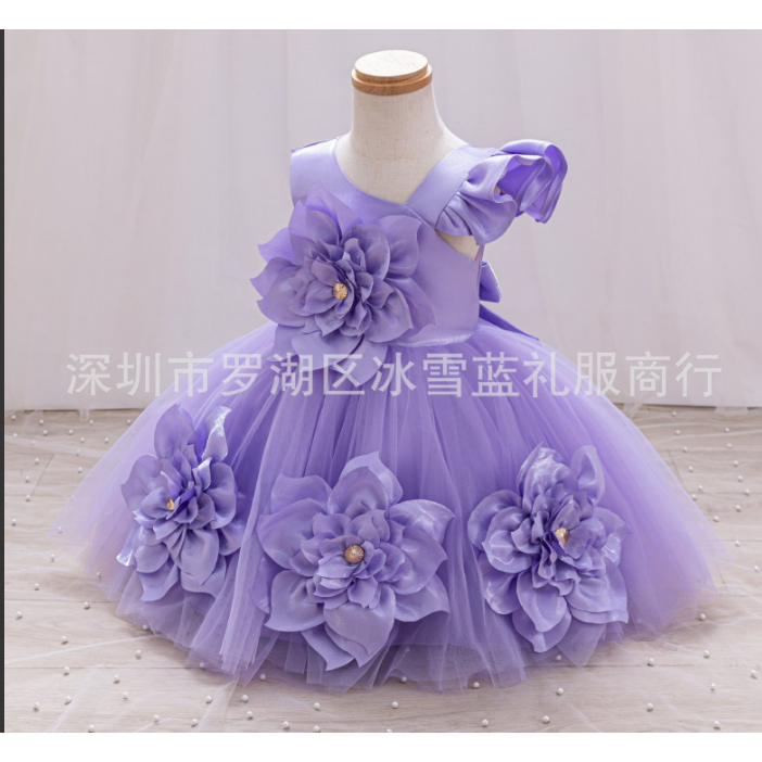 MSS-Gaun  natal anak dress natal anak baju natal anak gaun kembang anak dress  kembang anak baju kem