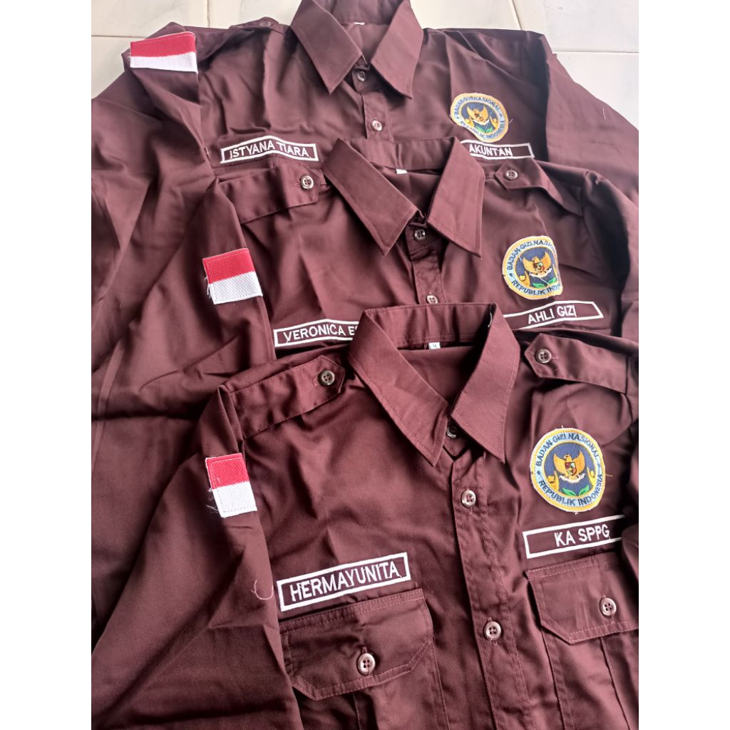 Baju PDH PDL custome Minimal order 12 pcs