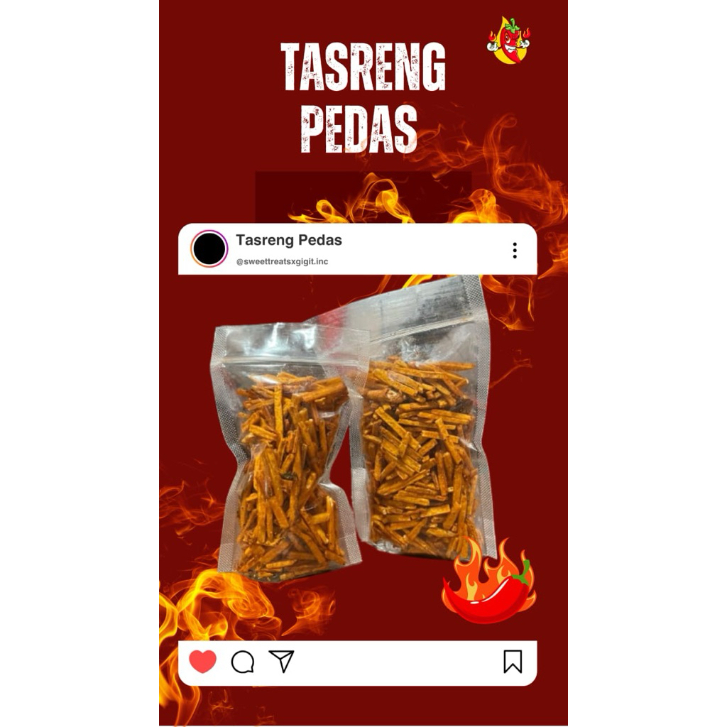 Tasreng Pedas (Talas Goreng)