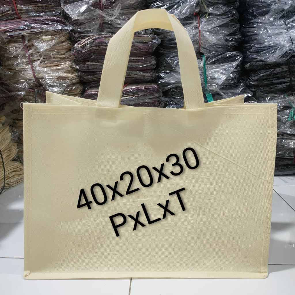 Menu Custom Goodie Bag bisa request ketebalan dan ukuran berapa pun