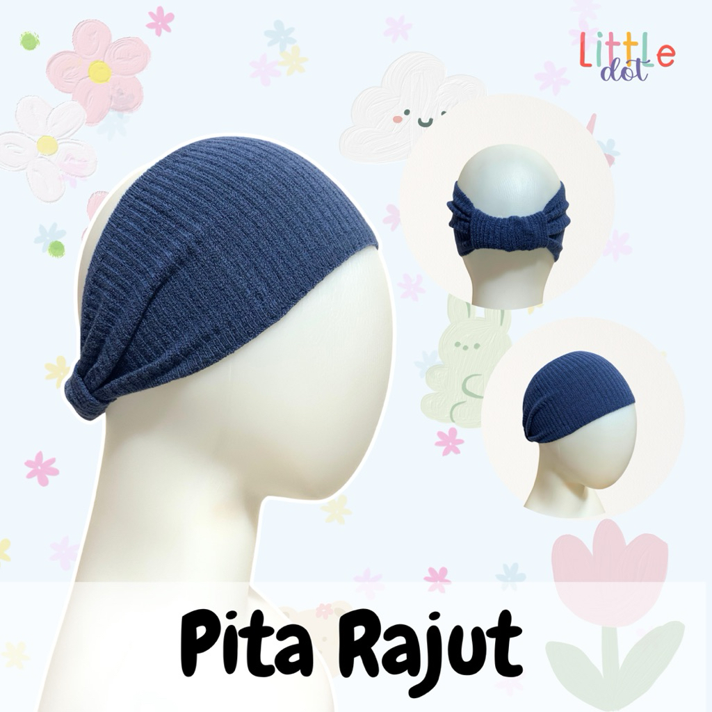 Littledot - Inner Rajut Anak / Pita Rajut Anak - Bandana Rajut Anak - Ciput Anak
