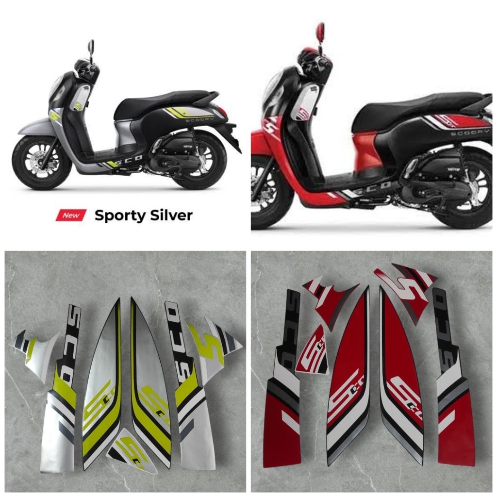 Striping Lis Body Motor Scoopy Sporty 2023