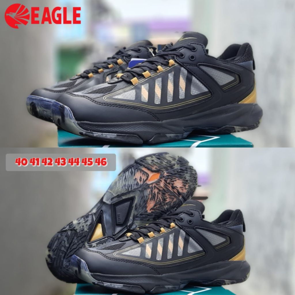 terbaru sepatu badminton pria sepatu badminton eagle pnr prime -sepatu olahraga badminton
