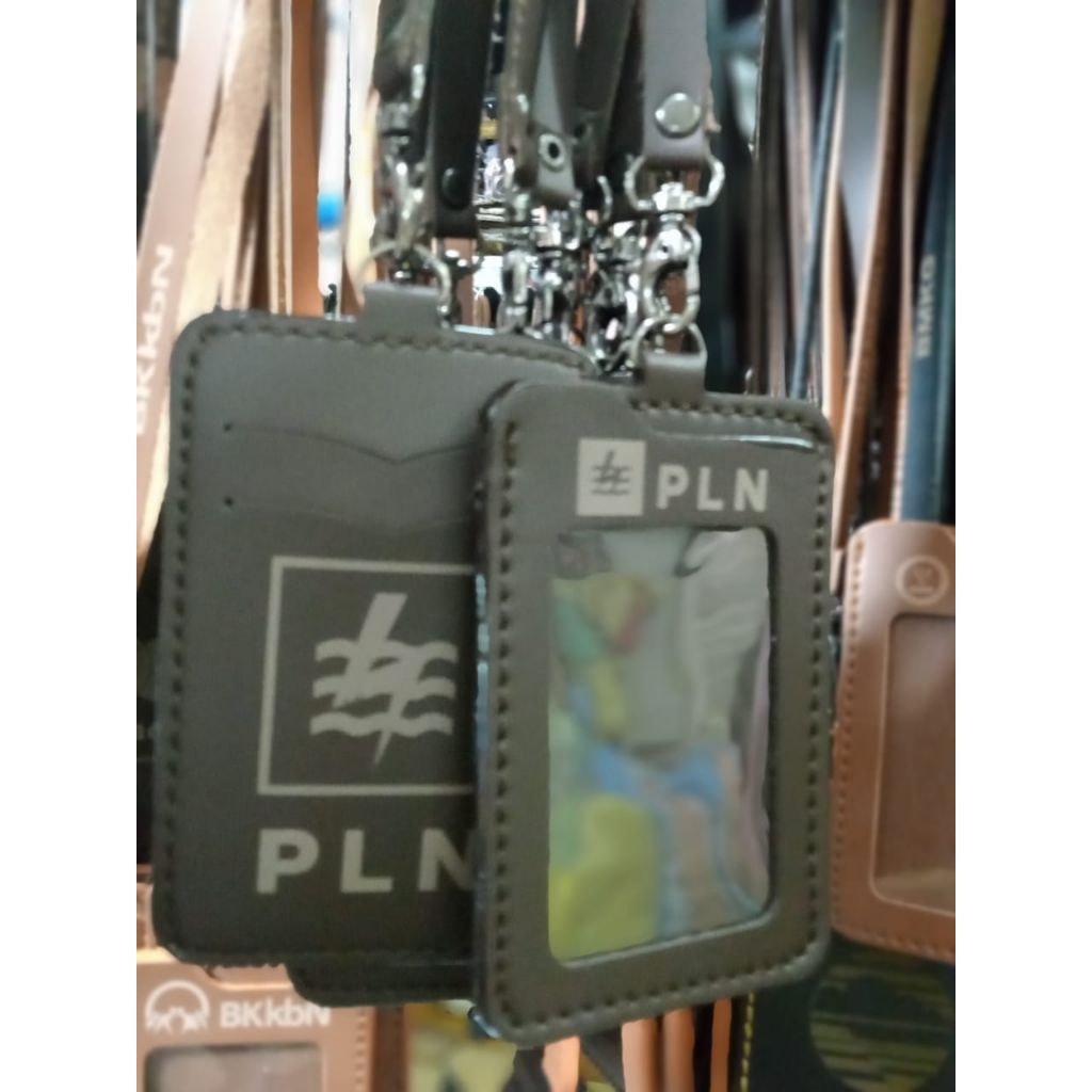 lanyard id card PLN Gantungan+ dompet id card PLN Bahan kualitas tinggi