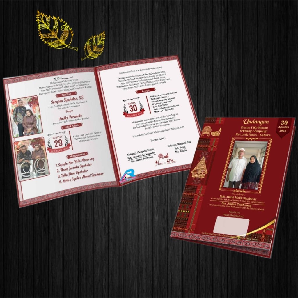 undangan thema ada batak