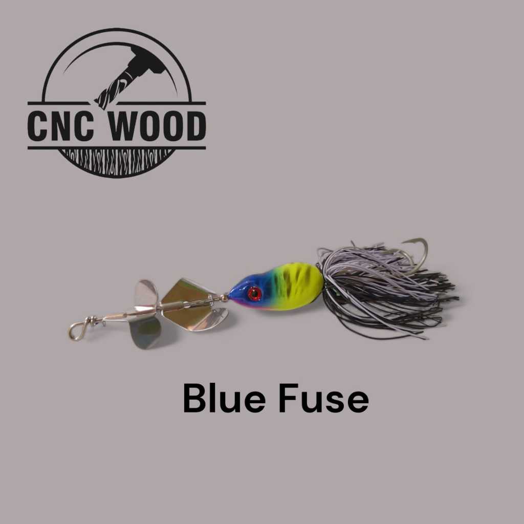 Buzzbait Slater Double Propeller  Umpan gabus toman Alure