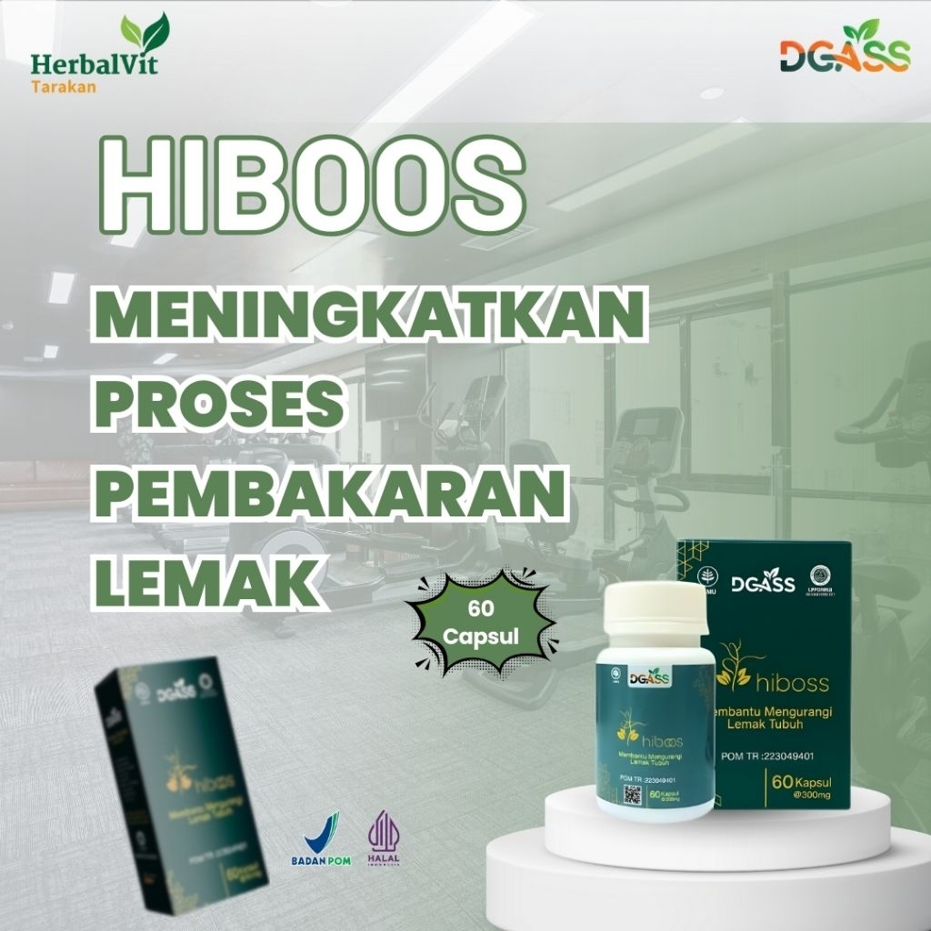 HIBOOS menurunkan berat badan tanpa diet. Pelangsing badan. Body goals.