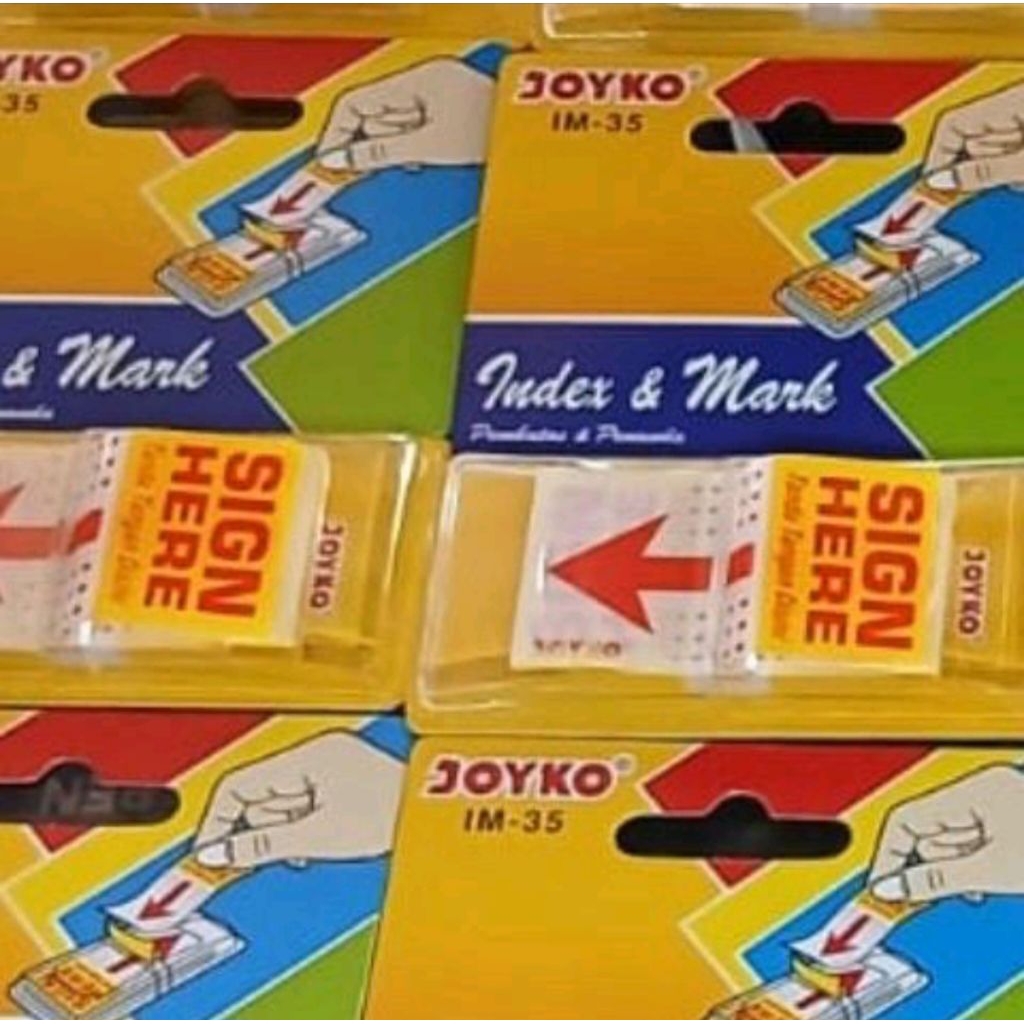 Joyko, SIGN HERE memo stick / index notes  ( tanda tangan disini ) ️