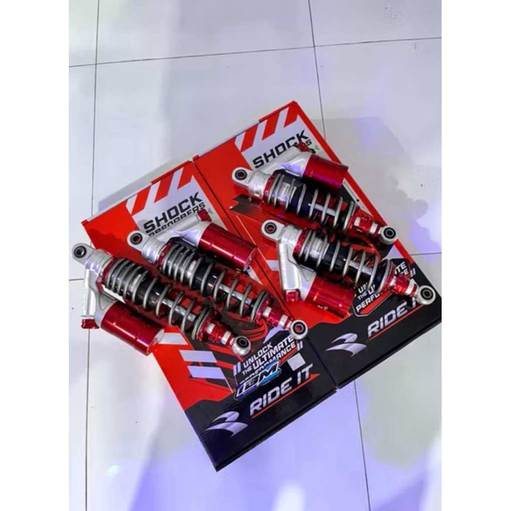 shock skok belakang ride it ri gp277 gp 277 dobel double klik click 280mm 28cm 320mm 32cm 340mm 34cm