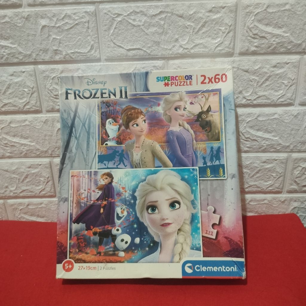 Puzzle Frozen Clementoni 2x60 pieces Preloved