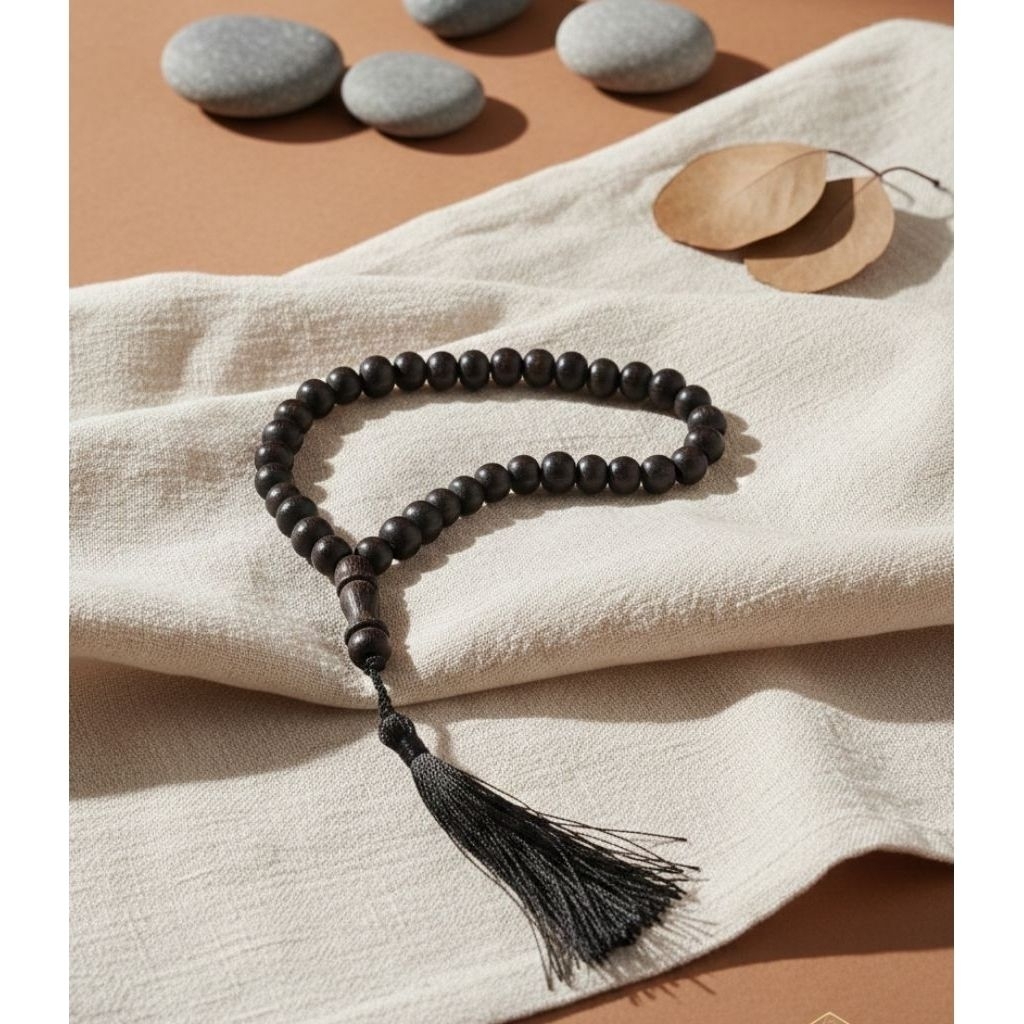 tasbih kayu stigi wulung 33 butir natural