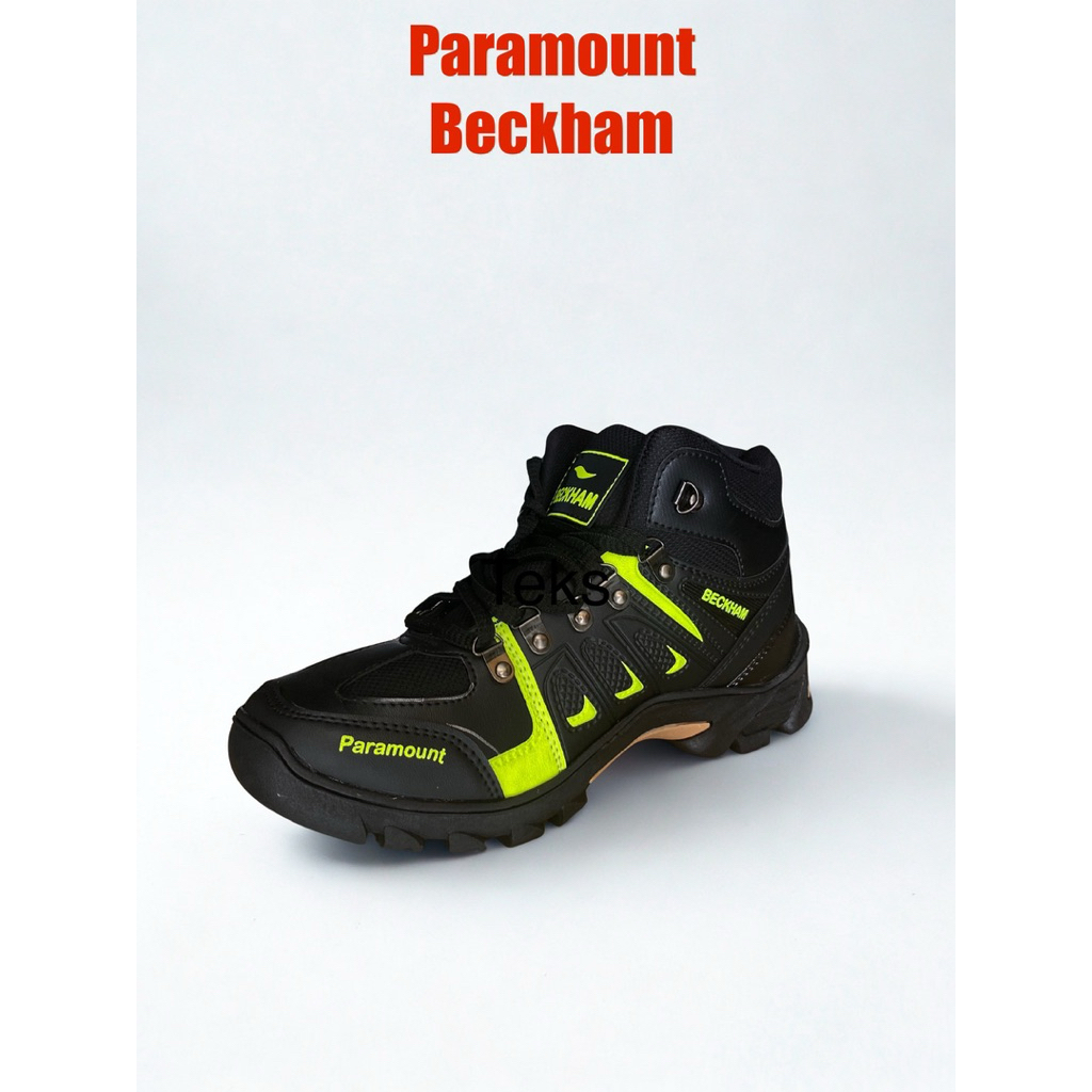 Sepatu Gunung Paramount Beckham Hitam Hijau Tinggi Sepatu Hiking Paramount Beckham Sepatu Boot Sepat