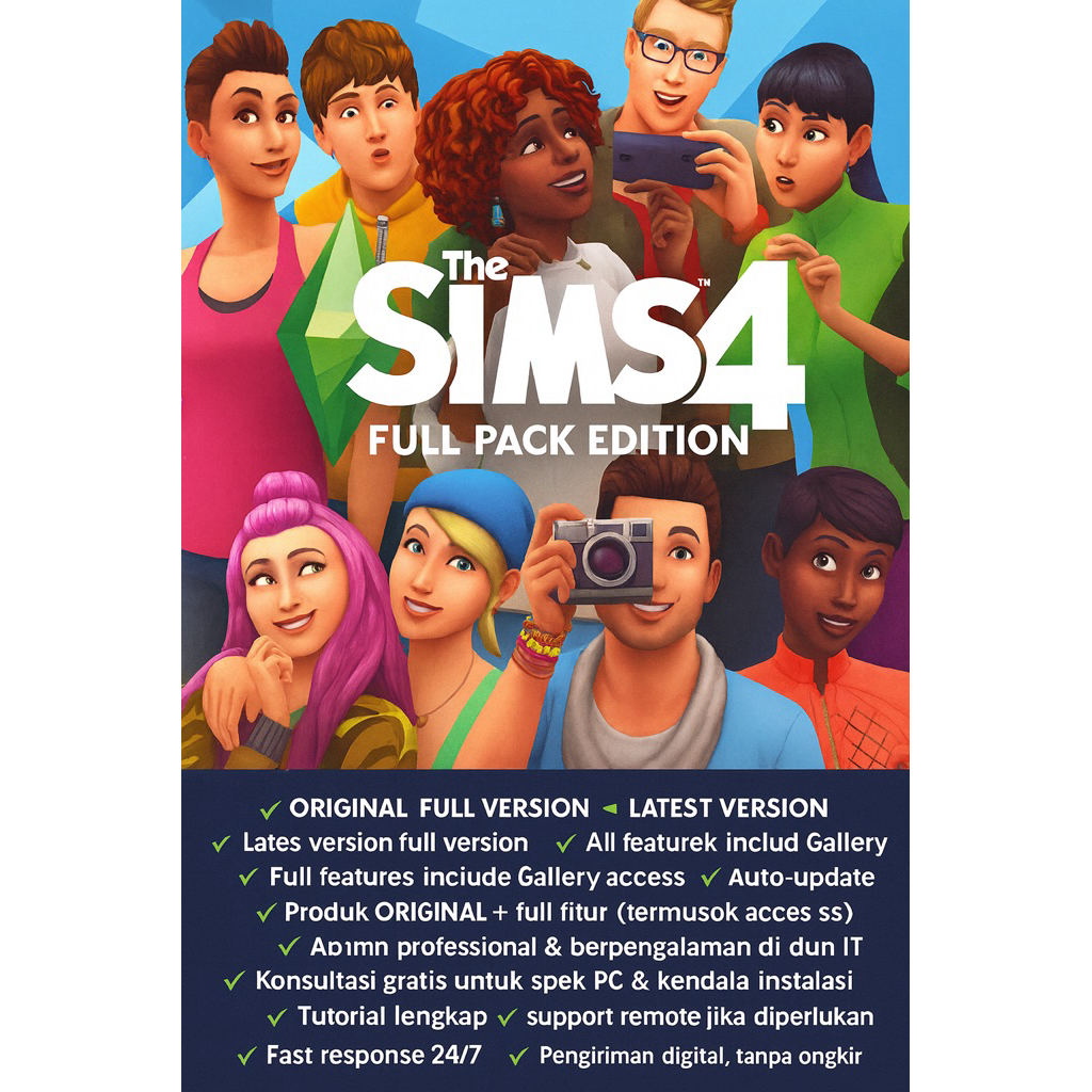 Sims 4 Full Pack DLC's for Windows