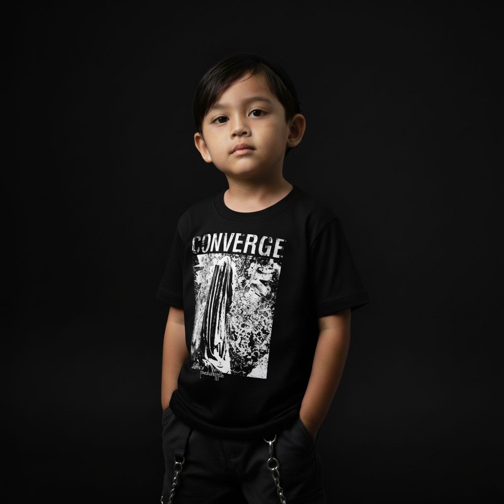 Kaos Band Converge | kaos anak
