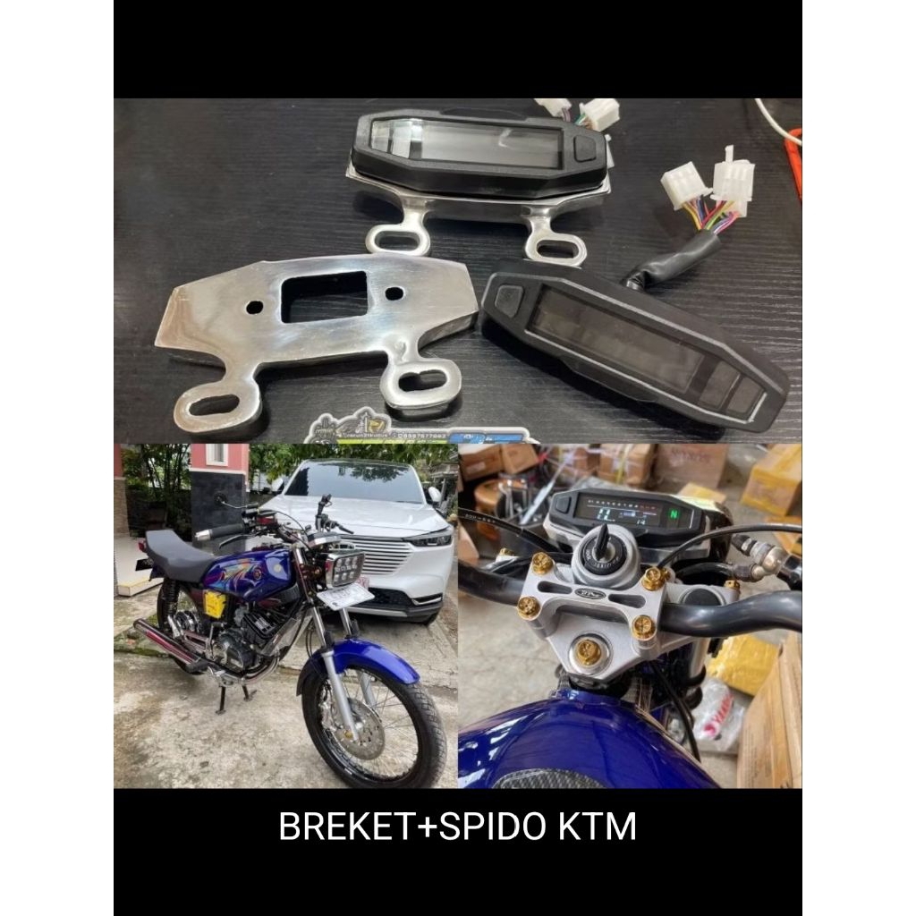 Paket Set Speedometer Ktm+Breket PNP RX KING NEW, RX Lama