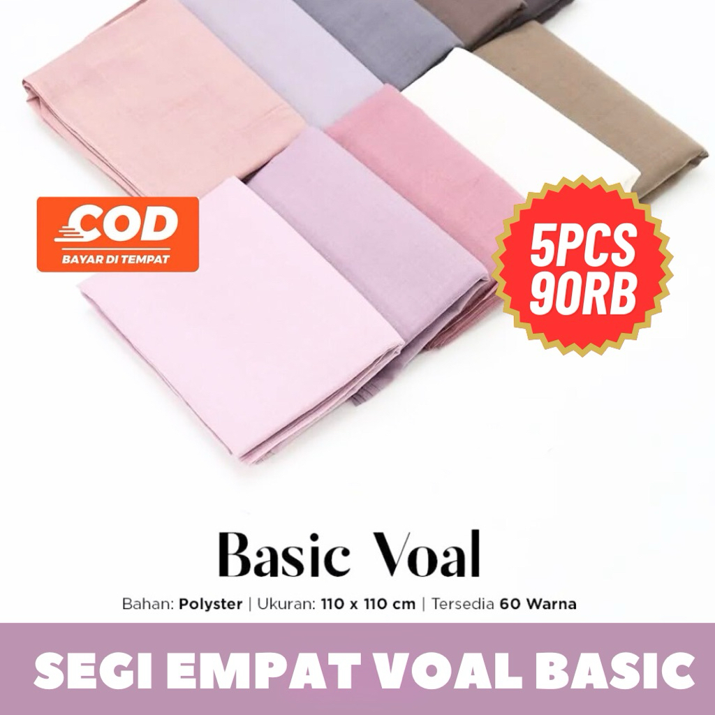 BASIC VOAL SEGI EMPAT -5 PCS SEGI EMPAT BASIC VOAL UMAMA