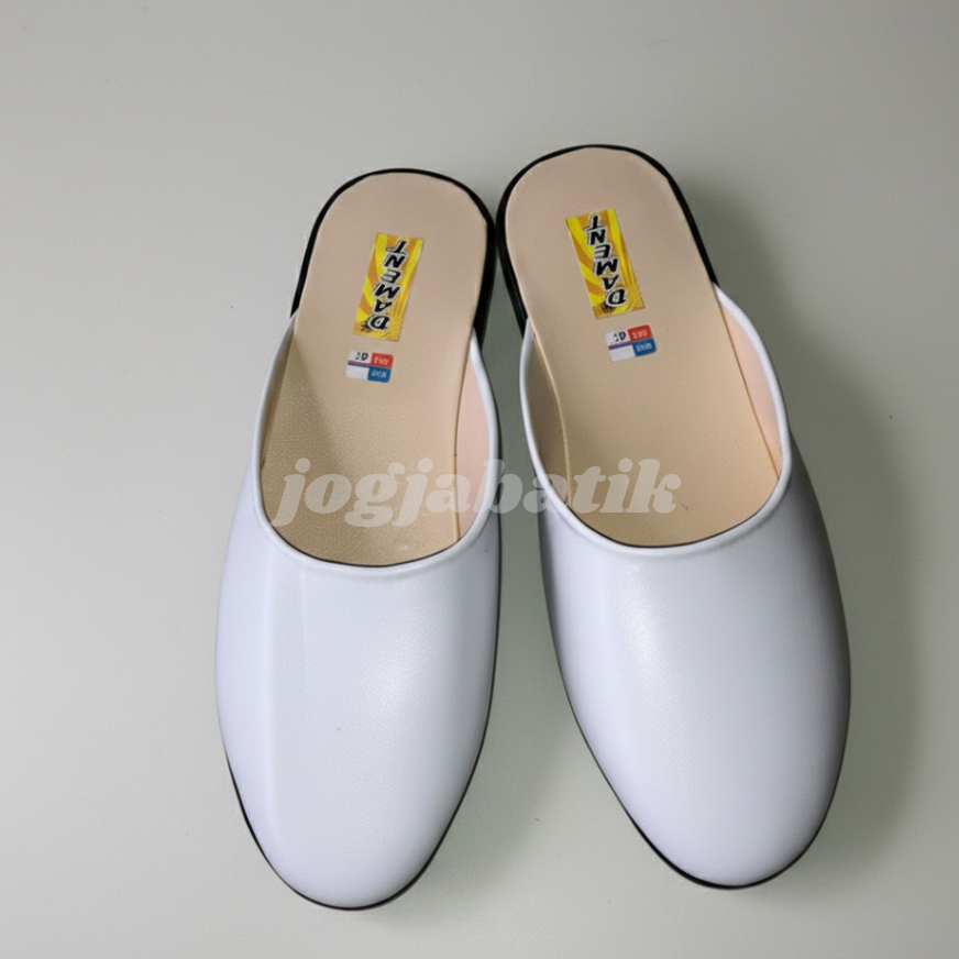 Selop Sandal Pakaian Adat Jawa Pengantin Pria Warna Putih Coklat Hitam