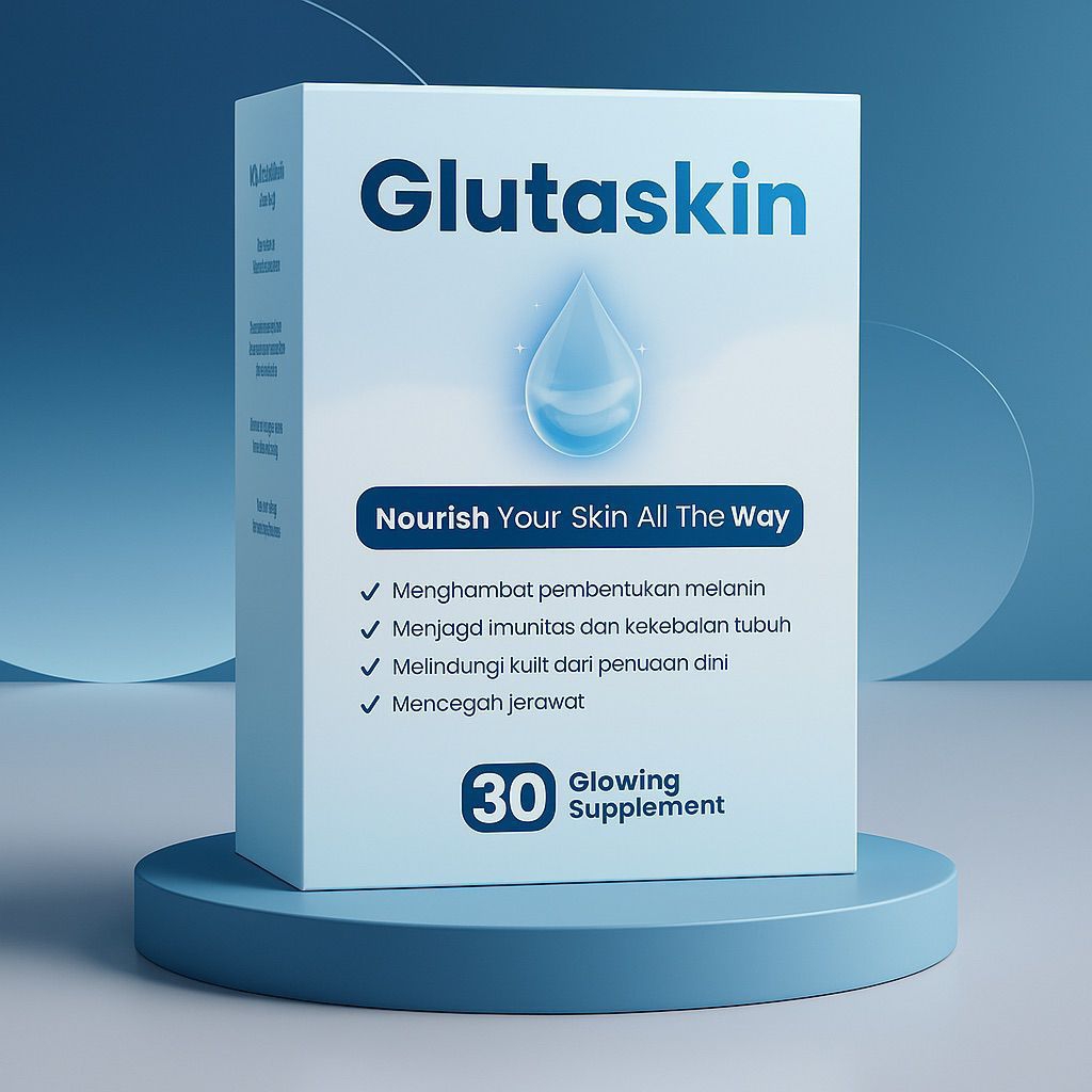 Glutaskin pencerah kulit badan pemutih wajah alami