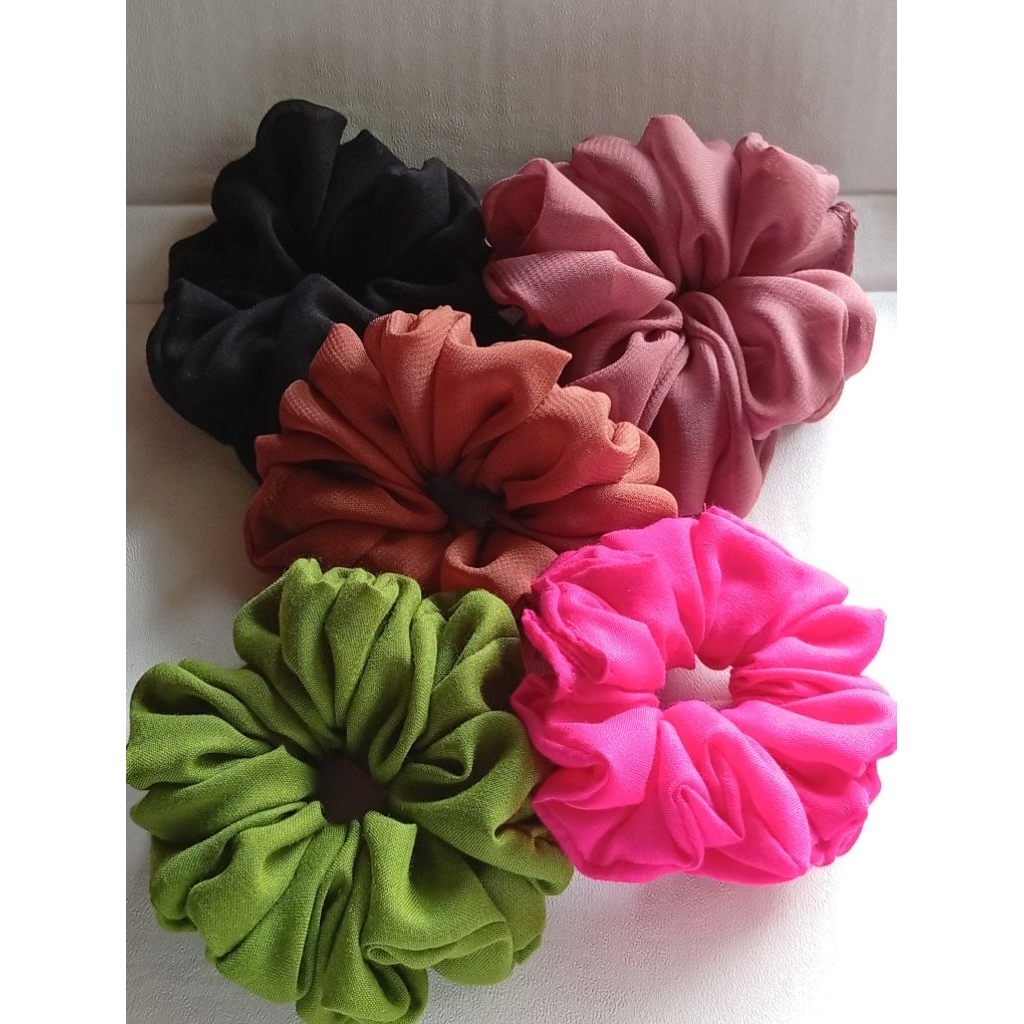 Scrunchie Handmade | Harum Loop | Upcycle Kerudung Preloved