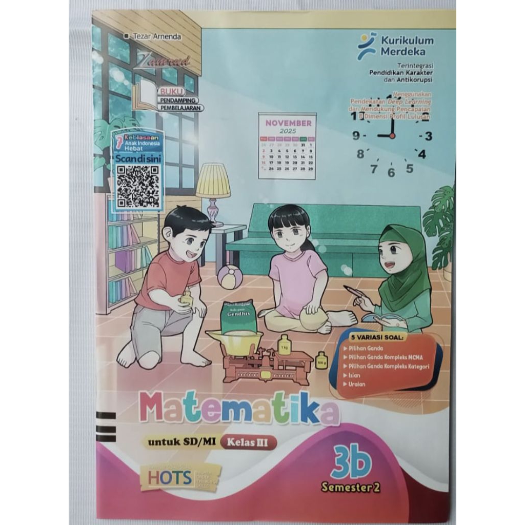 LKS SD/MI MATEMATIKA KELAS 3 SEMESTER 2 KURIKULUM MERDEKA